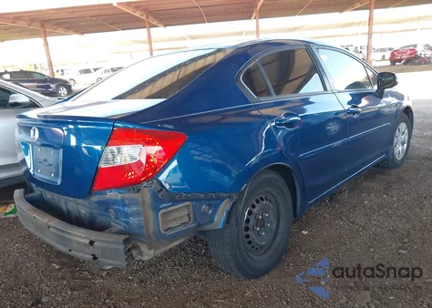 2012 Honda Civic Lx z USA, uszkodzony, nr VIN 2HGFB2F50CH584663